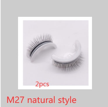 Reusable 3D Mink Lashes Natural False Eyelashes Self Adhesive Fake Glue Free Makeup Eyelash Extension Silk Reusable 3D Mink Lashes Natural False Eyelashes Self Adhesive Fake Glue Free Makeup Eyelash Extension Silk